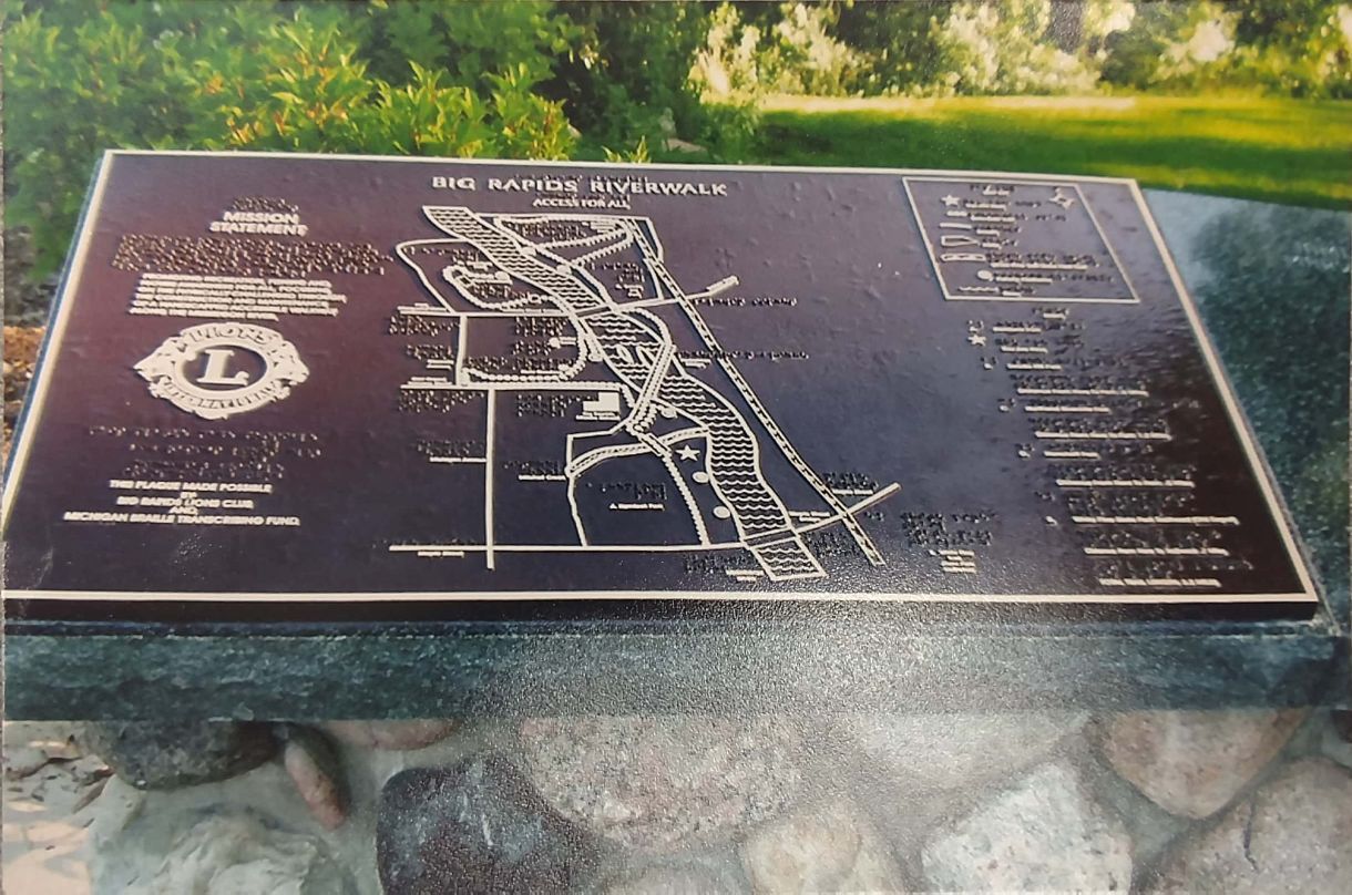 Flat grave marker by Kienitz-Nix Memorials in Reed City, MI