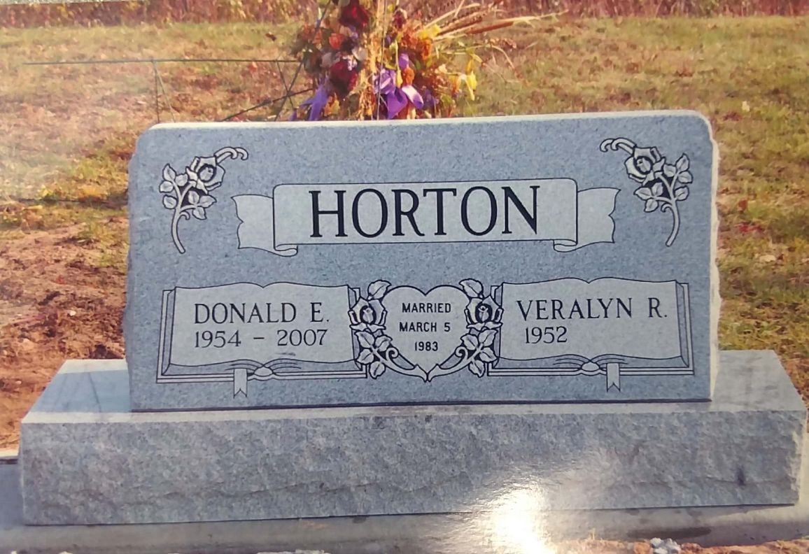 Flat grave marker by Kienitz-Nix Memorials in Reed City, MI